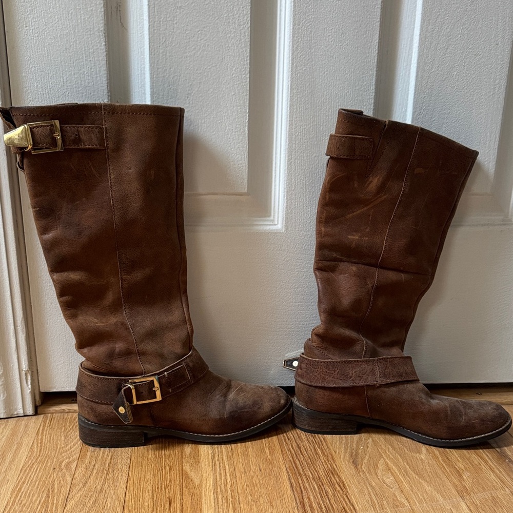 Steve Madden Brown Leather Boots